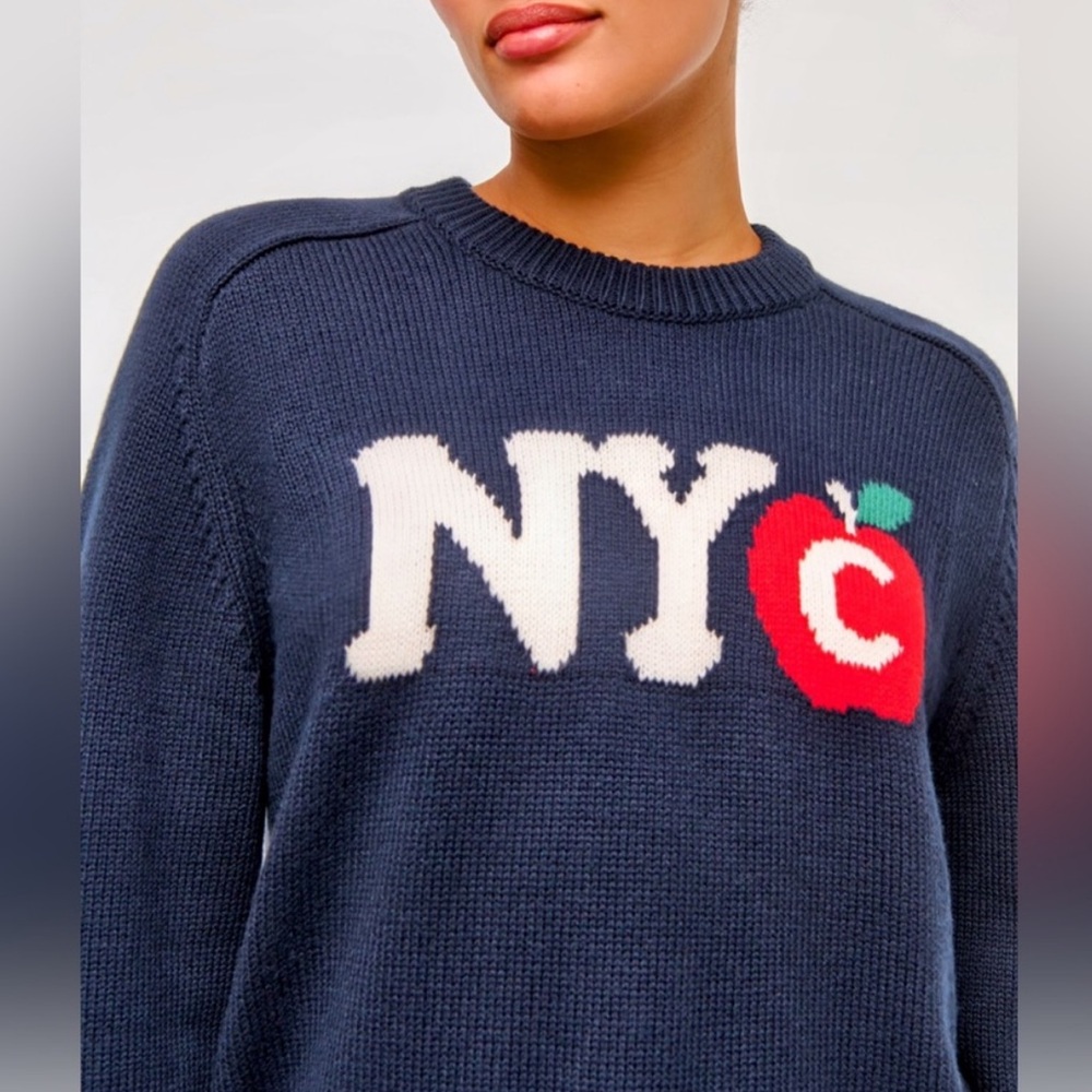 Abercrombie & Fitch Navy NYC Sweater